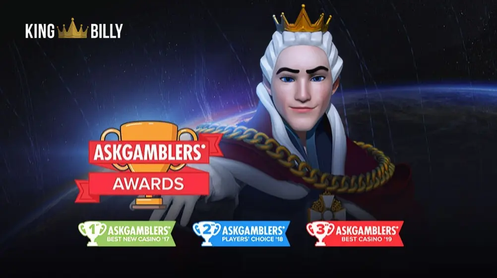 King Billy Wins Askgamblers Awards Best Casino 3rd Place Thumb Image