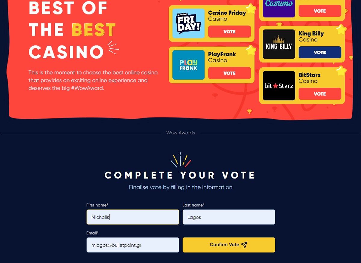 CasinoWow Awards 