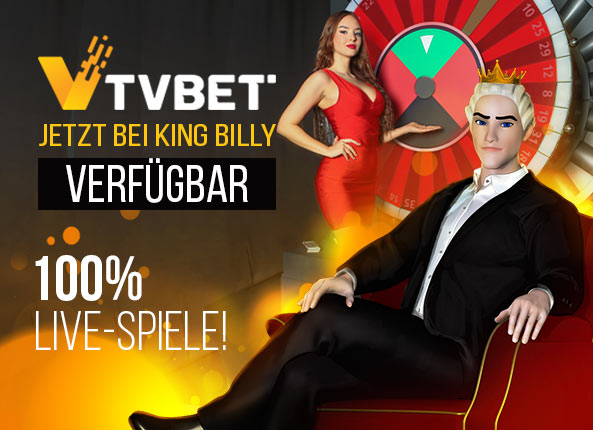 TVBET jetzt bei King Billy verfügbar!