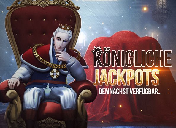 Königliche Jackpots demnächst verfügbar!